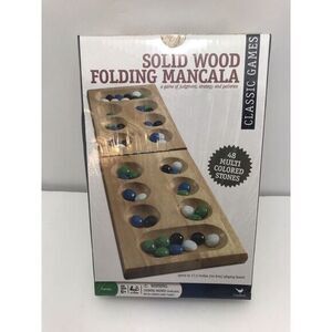 Mandala Game Solid Wood Mancala‎ Brand New Fun Build Patience ANd Strategy